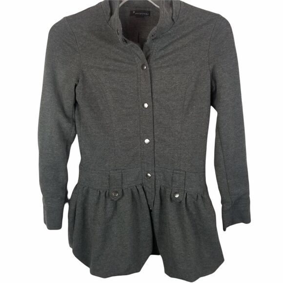 TWENTYONE Gray Jacket with Balloon Hem. Size S - Picture 12 of 12